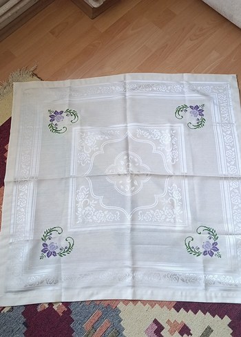 Nakışlı Krem Geleneksel El Yapımı Takımı - Görsel 3