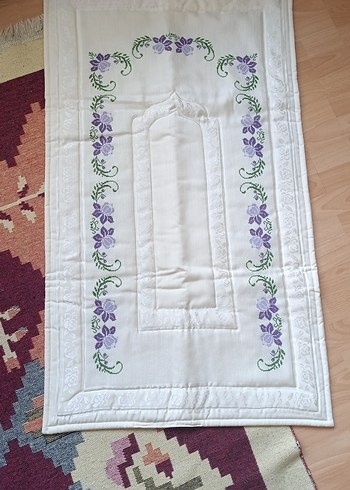 Nakışlı Krem Geleneksel El Yapımı Takımı - Görsel 2