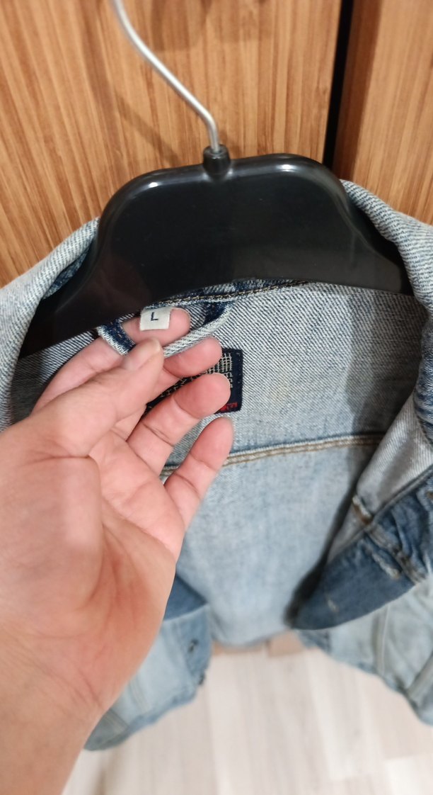 Mavi Düğmeli Kadın Kot Ceket - Görsel 3