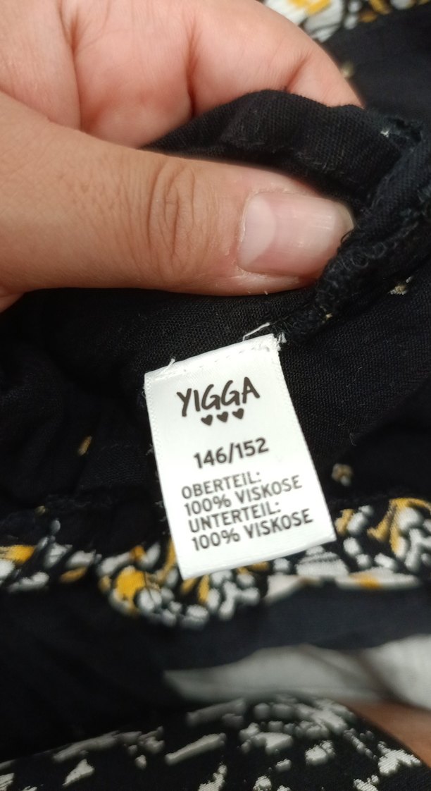 Nakışlı Siyah Bohem Mini Şort bluz takım - Görsel 5