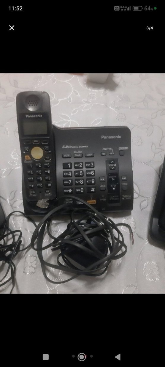 3 adet telsiz telefon - Görsel 3