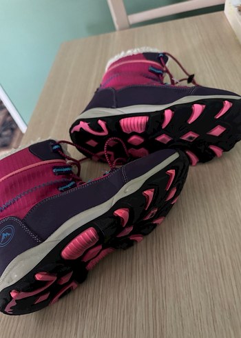 Kız Çocuk Pembe Polar Astarlı Botlar - Görsel 4