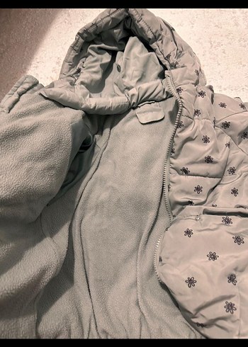 Kız Çocuk Kapüşonlu Mont - Görsel 3