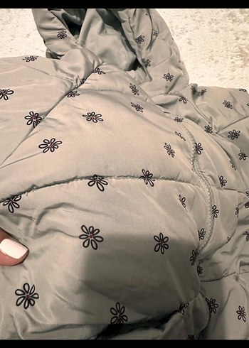 Kız Çocuk Kapüşonlu Mont - Görsel 4