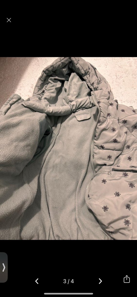 Kız Çocuk Kapüşonlu Mont - Görsel 3