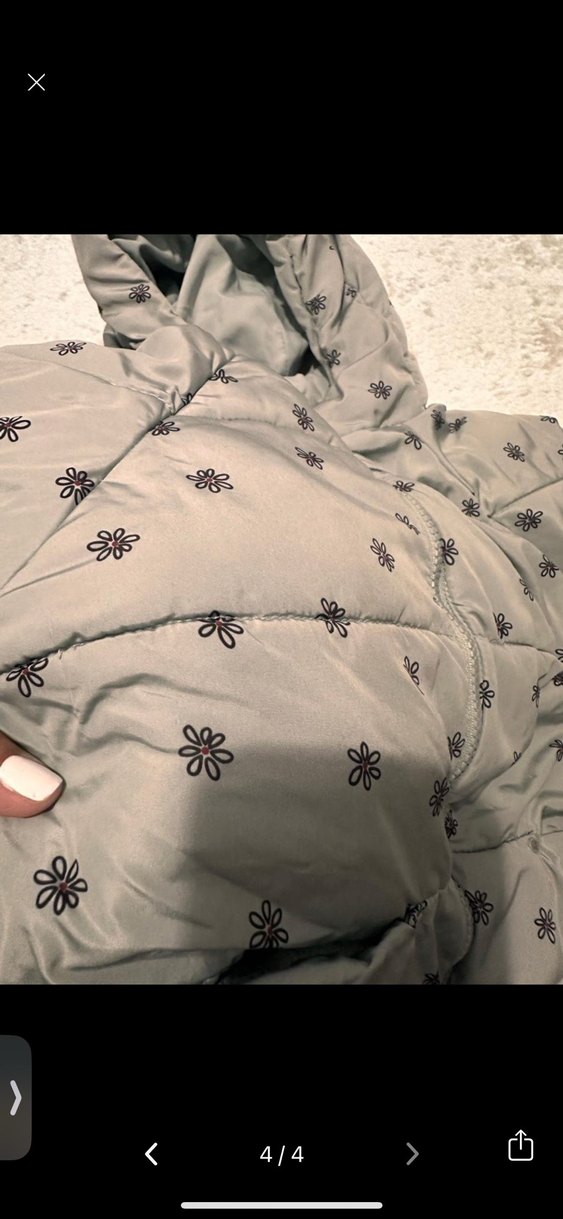 Kız Çocuk Kapüşonlu Mont - Görsel 4