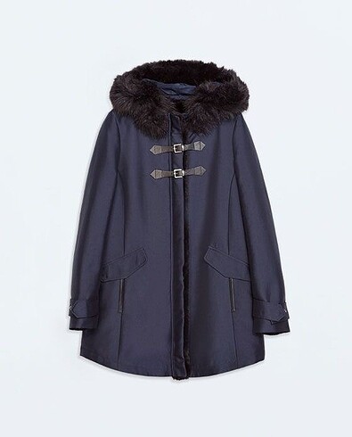 Zara içi peluş mont