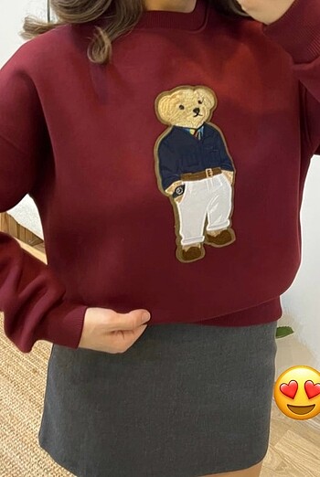 Ayıcıklı sweatshirt