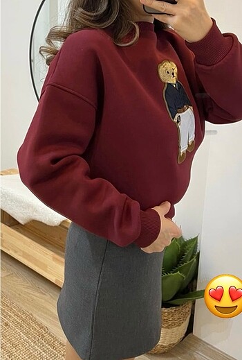Zara Ayıcıklı sweatshirt