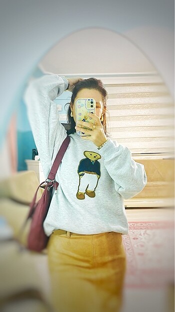 Zara Ayıcıklı sweatshirt