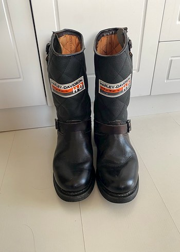 Harley Davidson Siyah Deri Biker Bot