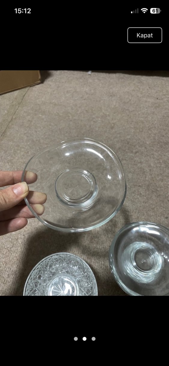 Şeffaf İnce Cam Çay Bardakları Seti - Görsel 2