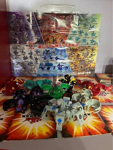 Bakugan Rezerve Lot 9 parça