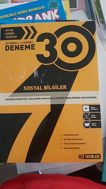 Hız yayınları 7.sınıf sosyal bilgiler deneme kitabı