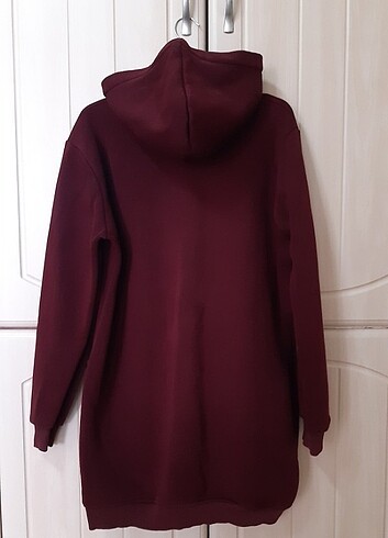 40 Beden bordo Renk Bayan sweatshirt