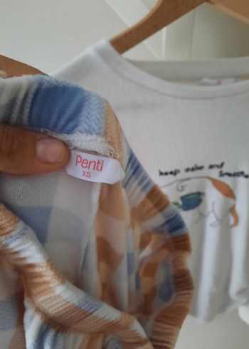 xs Beden Penti Peluş Yumuşacık Pijama Takımı