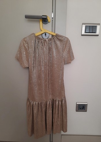 Zara Kız Çocuk Simli Elbise - Görsel 2