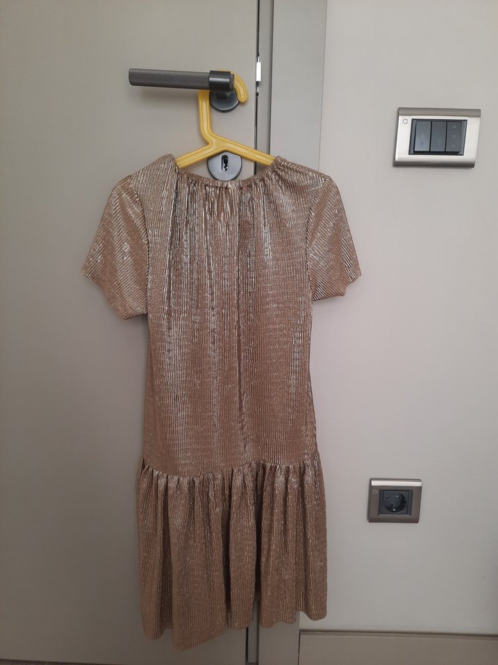 Zara Kız Çocuk Simli Elbise - Görsel 2