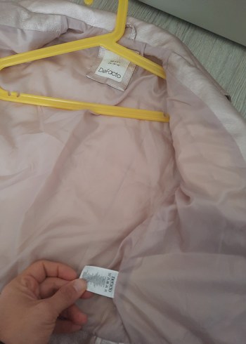 Defacto Kız Çocuk Pempe Deri Mont - Görsel 3