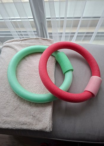 Renkli Yüzme Halkası Simiti 2 adet - Görsel 3