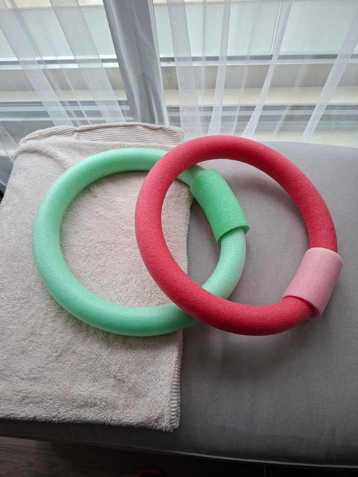 Renkli Yüzme Halkası Simiti 2 adet - Görsel 3