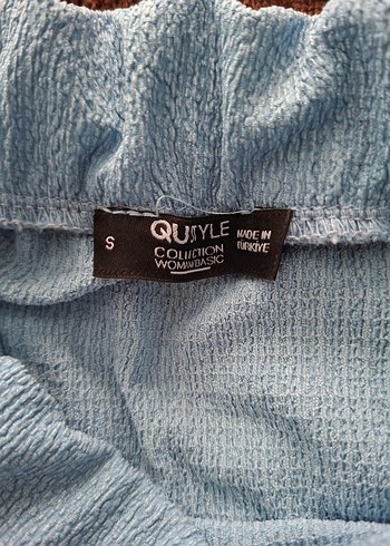 Mavi Fırfırlı Mini Etek - Görsel 2