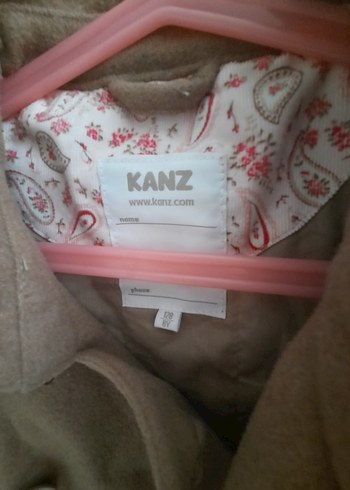 Kanz Kaşe Kapüşonlu Kız Çocuk Ceket - Görsel 2