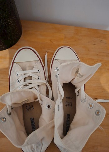 Kadın Beyaz Converse Spor Ayakkabı - Görsel 5