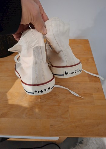 Kadın Beyaz Converse Spor Ayakkabı - Görsel 2