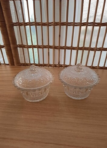 PAŞABAHÇE CAM ŞEKERLİK 2 adet