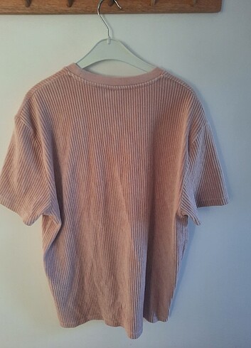 Bershka KADIN KADIFE KISA KOL SWEATSHİRT
