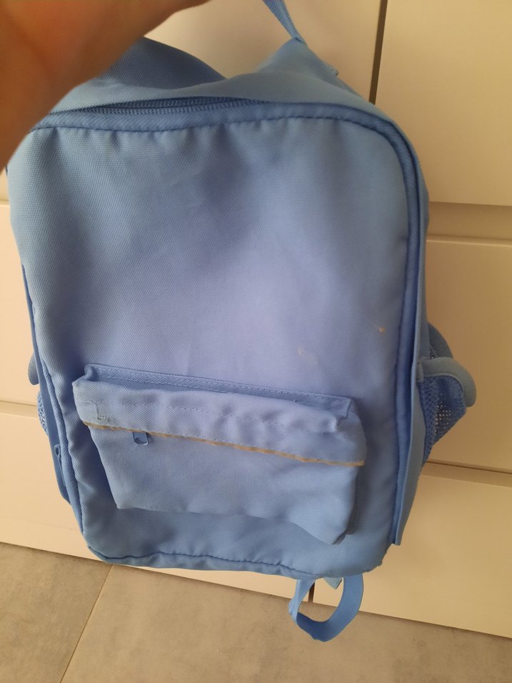 Pastel Mavi Çocuk  Sırt Çantası - Görsel 2