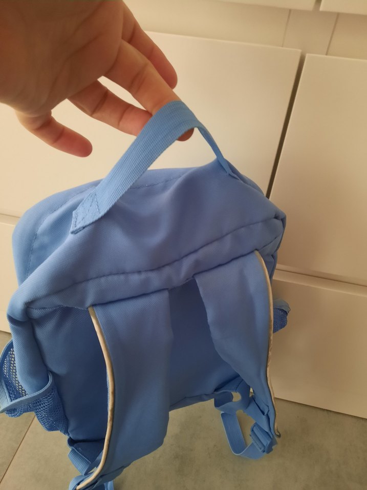 Pastel Mavi Çocuk  Sırt Çantası - Görsel 3
