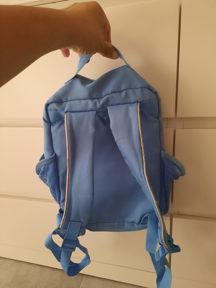 Pastel Mavi Çocuk  Sırt Çantası - Görsel 4