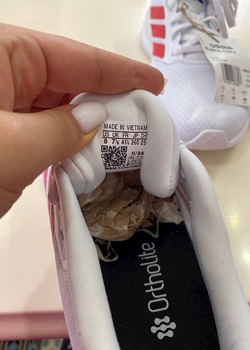 Beyaz Bağcıklı Kadın Spor Ayakkabı - Görsel 3