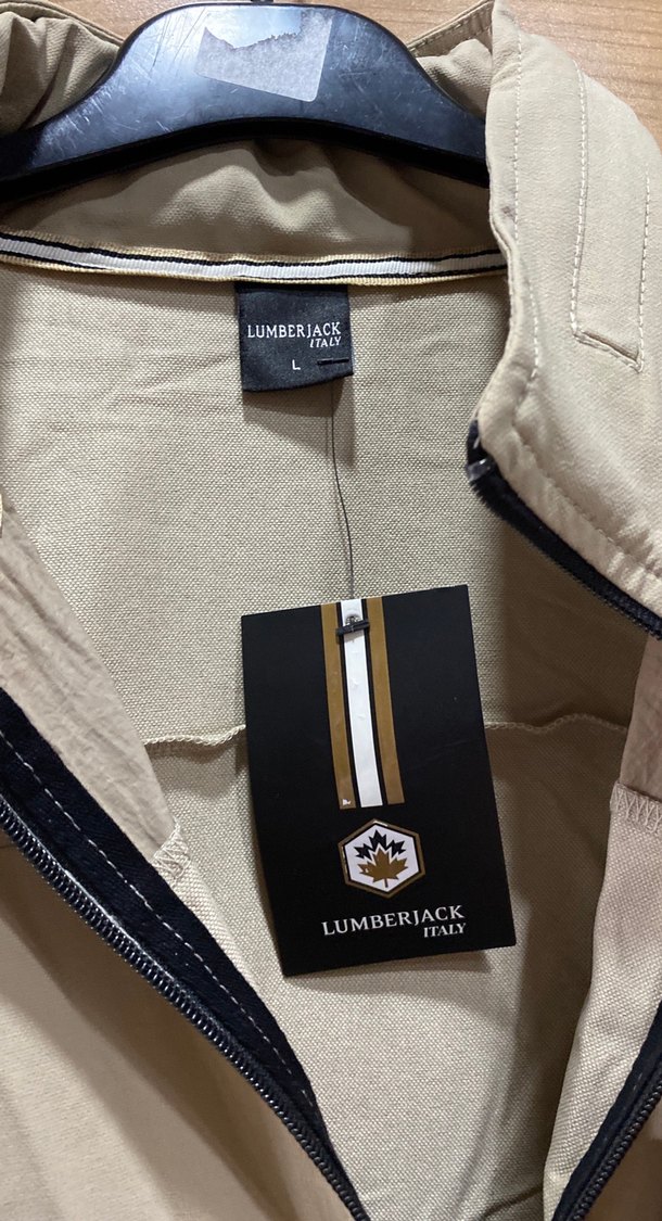 Bej Erkek Fermuarlı Uzun Kollu Yağmurluk - Görsel 2