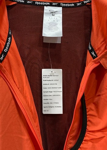 Turuncu Uzun Kollu Spor Ceket - Görsel 3