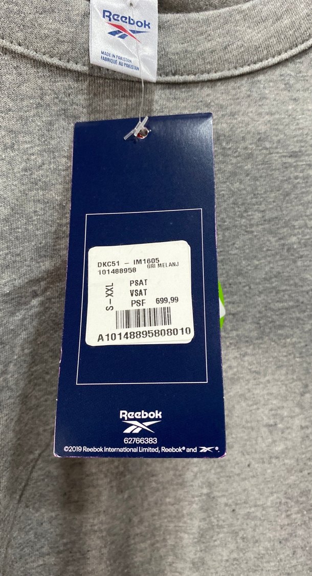 Gri Baskılı Erkek Spor Tişörtü - Görsel 2