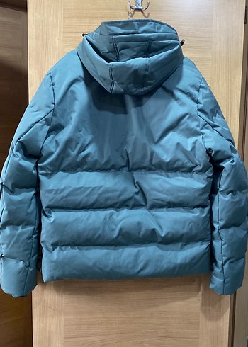 Mavi Erkek Günlük Kapüşonlu Mont - Görsel 2