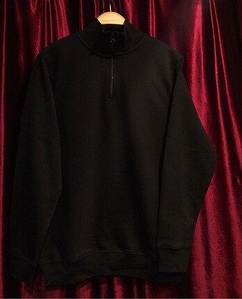 Yarım fermuarlı sweatshirt