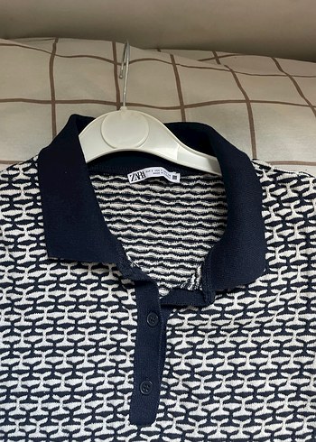 Erkek Gri Desenli Polo Tişört - Görsel 2