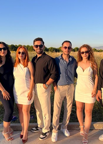 Beyaz Drapeli Straplez Midi Elbise - Görsel 4