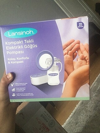 Lansinoh elektirikli göğüs pompası