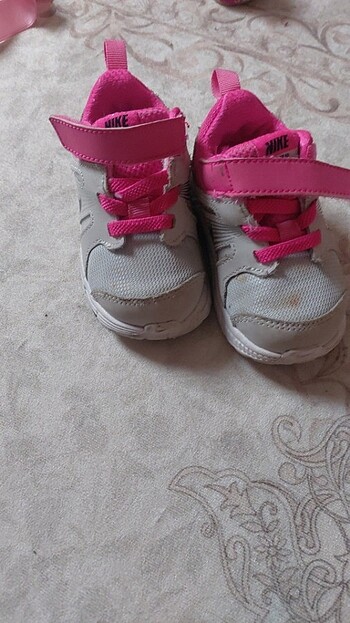 21 Beden gri Renk Bebek spor ayakkabı 