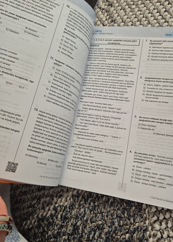 MSB Türk Dili ve Edebiyatı 11. Sınıf Soru Bankası