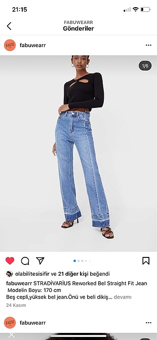 STRADIVARIUS reworked bel jean