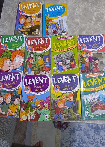 Levent Çocuk Kitapları Seti 10 Kitap
