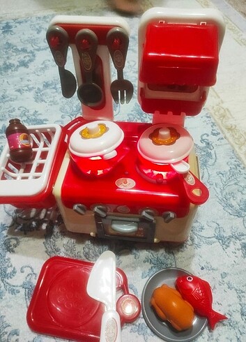 Sesli ışıklı mutfak oyuncak#oyun#oyuncak#kız#çocuk#bebek#yemek#m