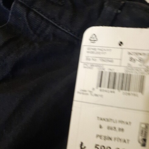 8 Yaş Beden siyah Renk pantalon