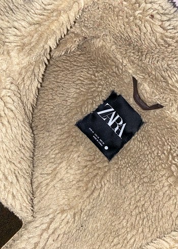 Kahverengi Kürklü Zara Kadın Ceket - Görsel 2